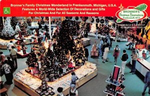 Bronner's Family Christmas Wonderland Open Year Around - Frankenmuth, Michiga...