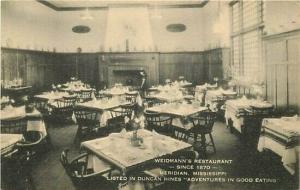 MS, Meridian, Mississippi, Weidmann's Restaurant Interior