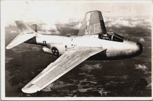 S.A.A.B. J-29 Tunnan Aircraft Vintage RPPC C111