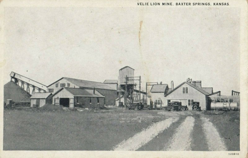 BAXTER SPRINGS , Kansas , 1910s ; Velie Lion Mine