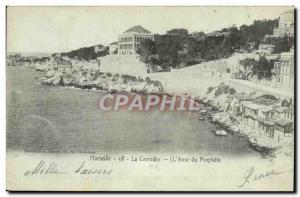 Old Postcard Marseille Corniche L & # 39anse of the Prophet