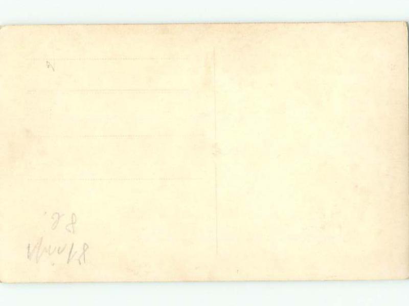 rppc c1910 BOY WRITING ON ANTIQUE SCHOOL SLATE AC8880