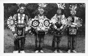 J39/ Native American Indian RPPC Postcard c194 0 Dance Fancy Dress 160