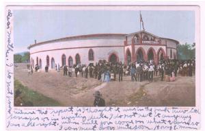 Mexican Bull Fight Ring Playa de Toros Mexico 1907 postcard