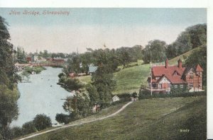 Shropshire Postcard - New Bridge - Shrewsbury - Ref 9960A