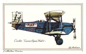 Curtiss Carrier Pigeon Model 1 Collectors Series Airplane Postcard