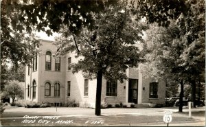 RPPC  Court House -  Reed City  Michigan MI - Unused Postcard