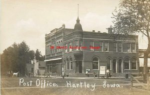 IA, Hartley, Iowa, RPPC, Post Office Building, Exterior View, Photo