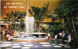 On The Mall At Cherry Hill New Jersey Vintage Postcard C214