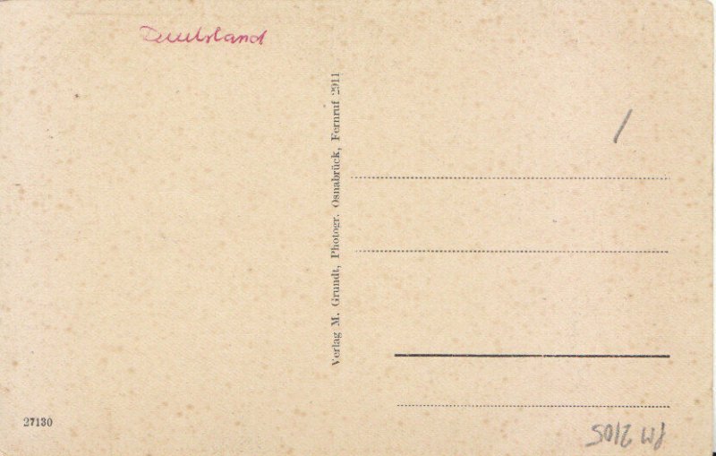 Germany Postcard - Bad Essen - Aussichfsfurm - Ref TZ5624
