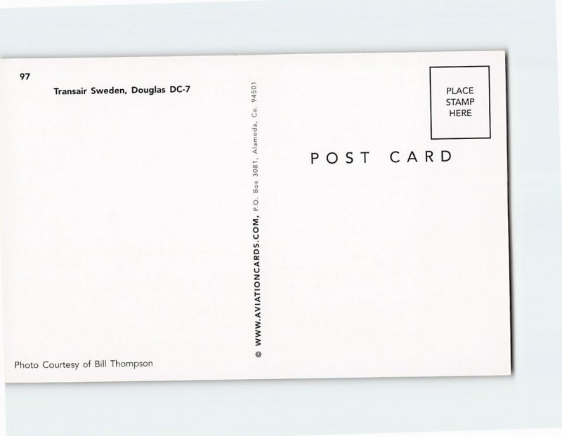 Q-29123 Transair Sweden Douglas DC-7