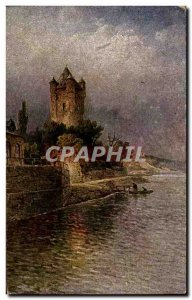 Postcard Old Burg Eltville Am Rhein