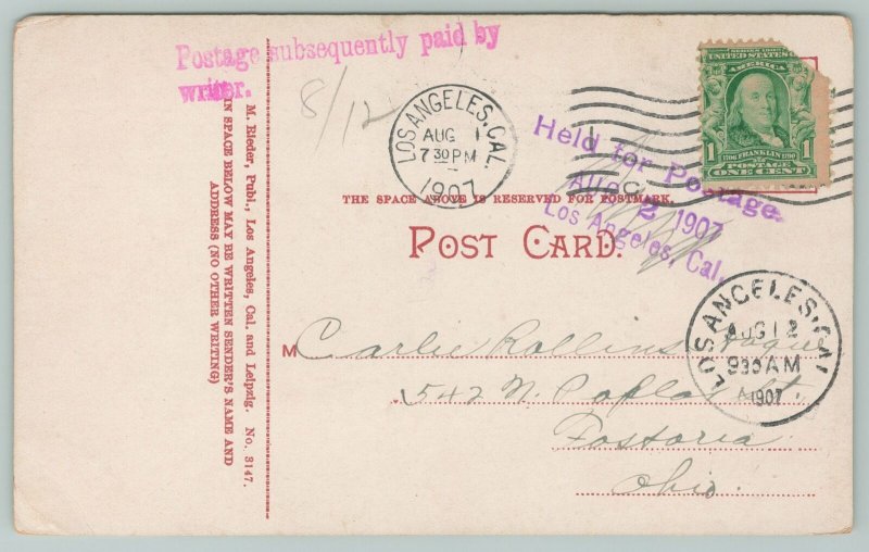 California~Above The Clouds~Vintage Postcard