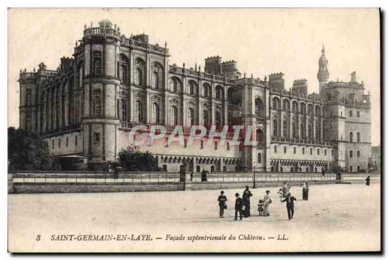 Postcard Old Saint Germain En Laye North Facade du Chateau