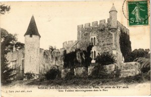 CPA NÉRAC-Le Chateau du Tasta en partie du XV siecle avec Tombes (264073)