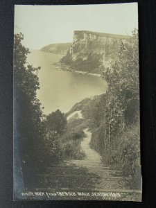 Devon SEATON White Rock from THE ROCK WALK - Old RP Postcard by Chapman