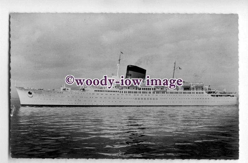 LS0153 - French Line CGT Liner - Antilles , built 1953 - postcard