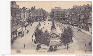 Place De Brouckere Et Boulevard Anspach, Bruxelles, Belgium, 1900-1910s