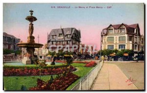 Old Postcard Deauville Place Morny and Morny