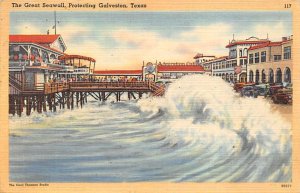 The Great Seawall - Galveston, Texas TX  
