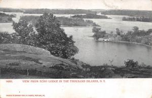 Thousand Islands New York c1905 Postcard View From Echo Lodge