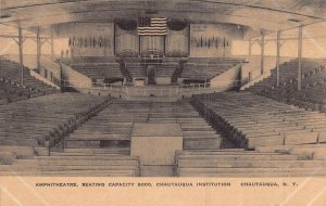 CHAUTAUQUA NEW YORK~INSTITUTION-AMPHITHEATRE~1920s ALBERTYPE PHOTO POSTCARD