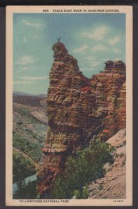 Wyoming Eagle Nest Rock, Yellowstone National Park, Gardiner Canyon ~ Linen