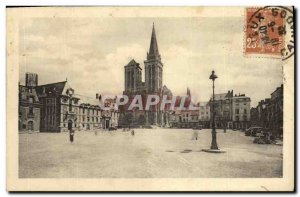 Old Postcard Lisieux Place Thiers