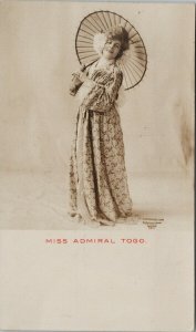 Miss Admiral Togo The Photograph Company Chicago RPPC Postcard G48 *as is