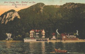 Germany Hotel Grauer Bär Kochel Am See Johann Sebald Vintage Postcard 03.93