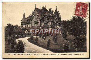 Modern Postcard Deauville La Plage Fleurie Coteau Farm
