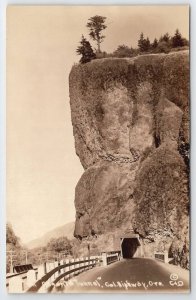 Oneonta Tunnel Columbia Highway Oregon RPPC Real Photo Postcard Y25