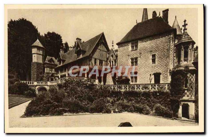 Old Postcard From Cleres Zoological Park Zoo mansion