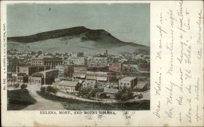 Helena MT General View c1905 Postcard