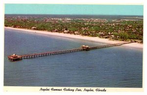 Postcard PIER SCENE Naples Florida FL AU3868