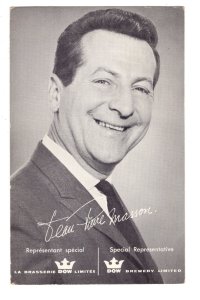 Dow Brewery Advertising, Jean-Pierre Masson, French Broadcaster, Actor, Quebec