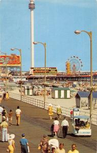 E4/ Atlantic City New Jersey Postcard Chrome Roller Chair Tussaud's Wax Museum 9