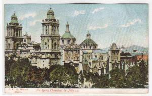 La Gran Catedral Cathedral Mexico 1905c postcard