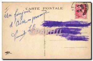 Old Postcard Aix en Provence Hotel Vile