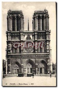 Postcard Old Paris Notre Dame