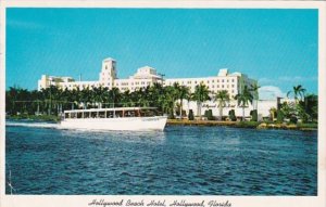 Florida Hollywood The Hollywood Beach Hotel From Inland Waterway 1961