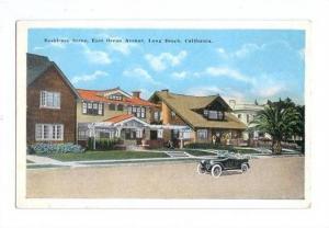 LP06   Long Beach, California, CA, postcard, Residence Scene
