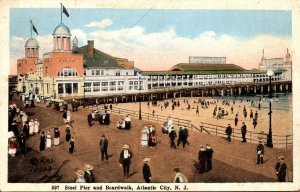 New Jersey Atlantic City Steel Pier and Boardwalk