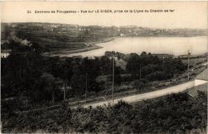 CPA Env. de PLOUGASNOU - Vue sur Le DIBEN prise de la Ligne du (457618)