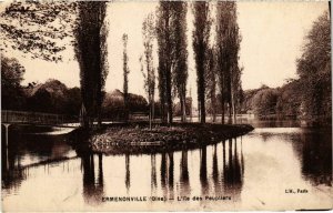 CPA Ermenonville - L'Ile des Peupliers (1032255)