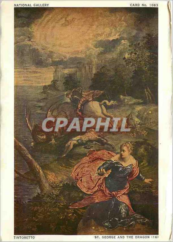 CPM National Gallery Tintoretto St George and the Dragon