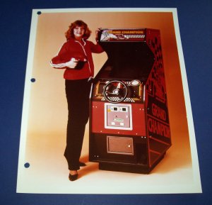 Grand Champion Arcade Game Promo Photograph Original Vintage Photo 1981