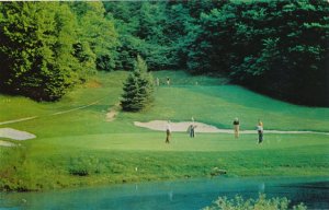 Hot Springs VA Virginia The Homestead Resort 17th Green and 18th Tee Golf Course