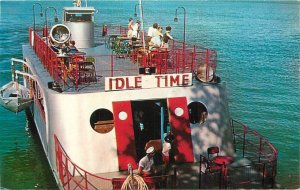 Postcard Texas Amarillo Idle Time pleasure boat 1950 Baxtone 23-136