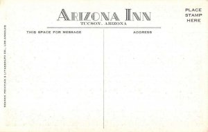 Tucson Arizona Arizona Inn Gardens Vintage Postcard AA21166